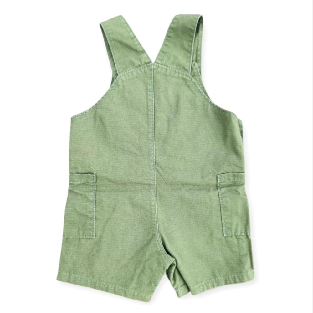 Carter's 2 Pieces Tee-Shorts Overalls Adjustable Straps Baby Boys Size 12 Months - Picture 9 of 14